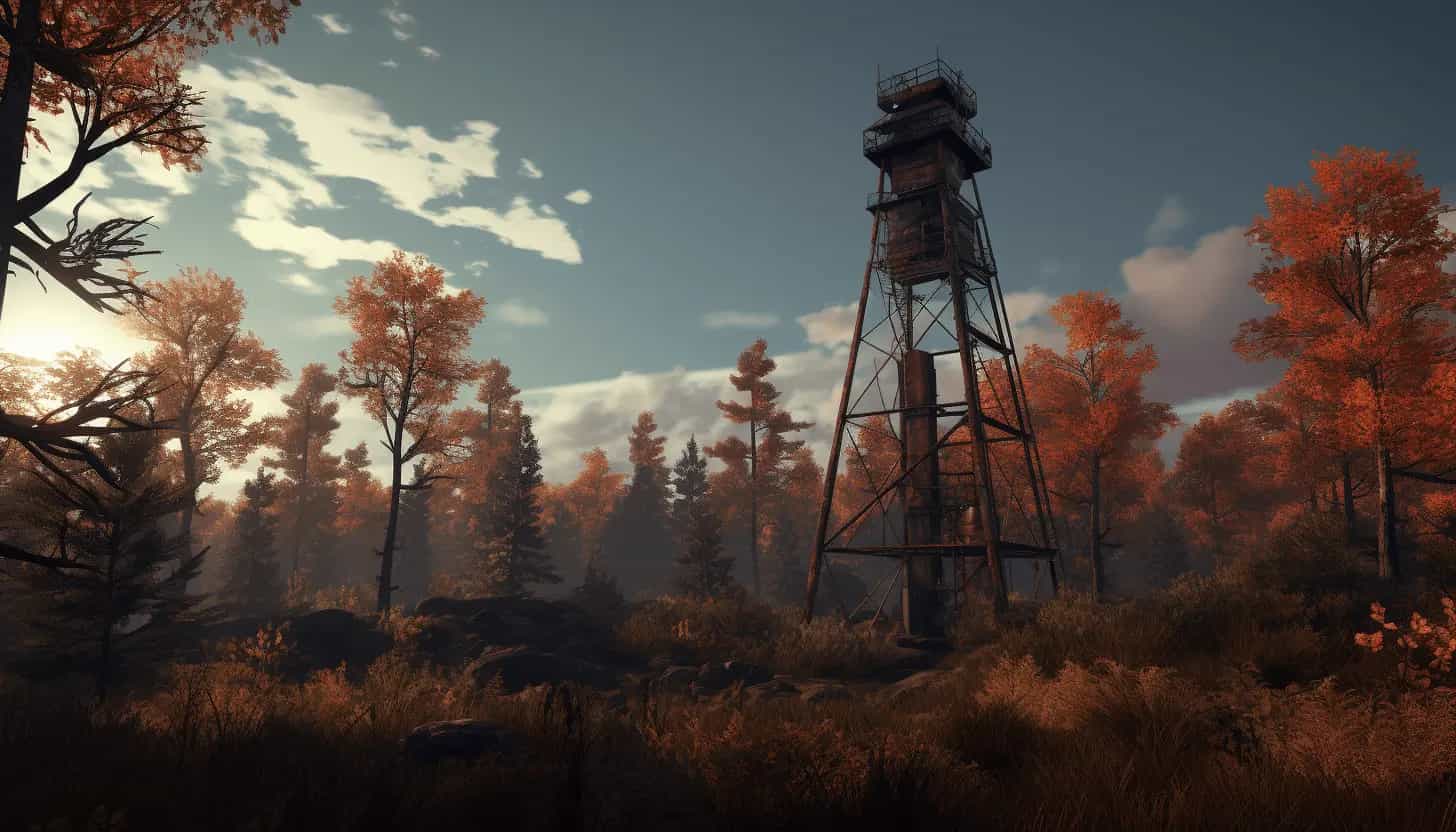 Rust server hosting background